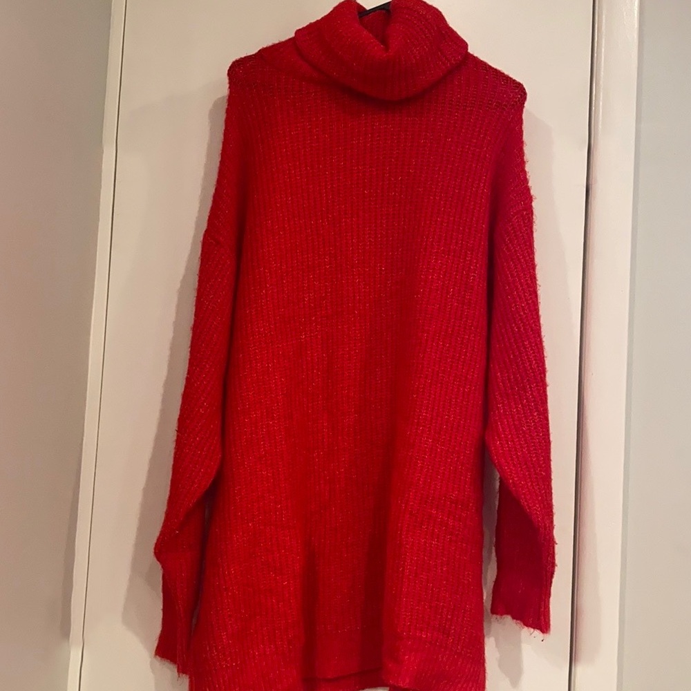 Red Sweater Dress